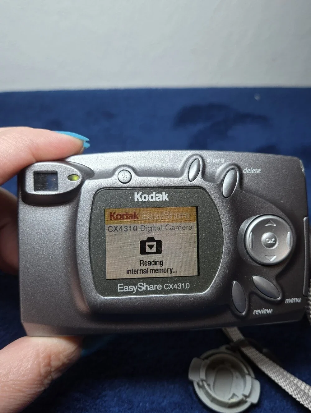 Kodak Easy CX4310 3.2MP Digital Camera Silver Tested -Works